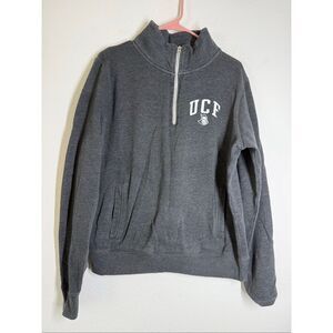 Vintage Redshirt University Of Cenral Florida 1/3Zip Cotton Blend Sweatshirt SzL